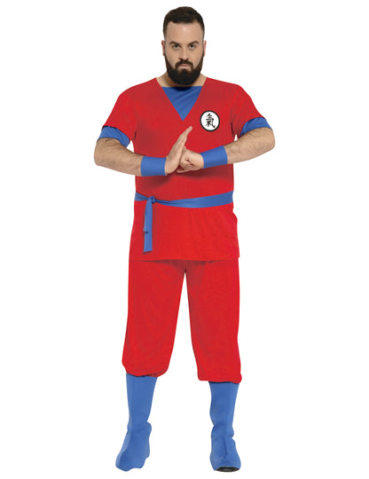Costum de manga roșu pentru adulți