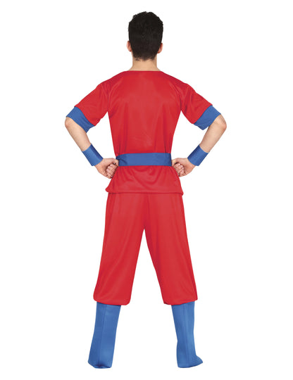Costum de manga roșu pentru adulți