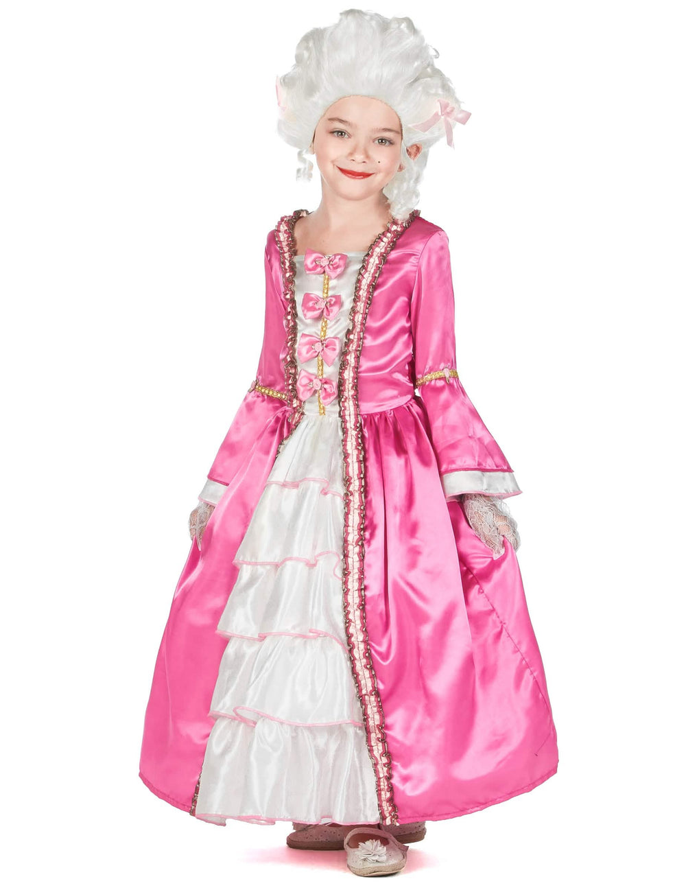 Costum de Marie-Antoinette pentru copil roz și alb