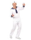 Déguisement marin blanc homme