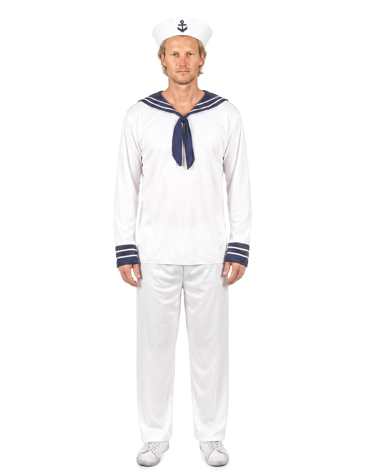 Déguisement marin blanc homme