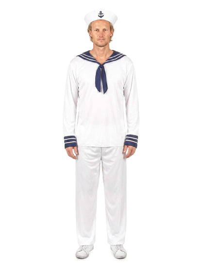 Déguisement marin blanc homme