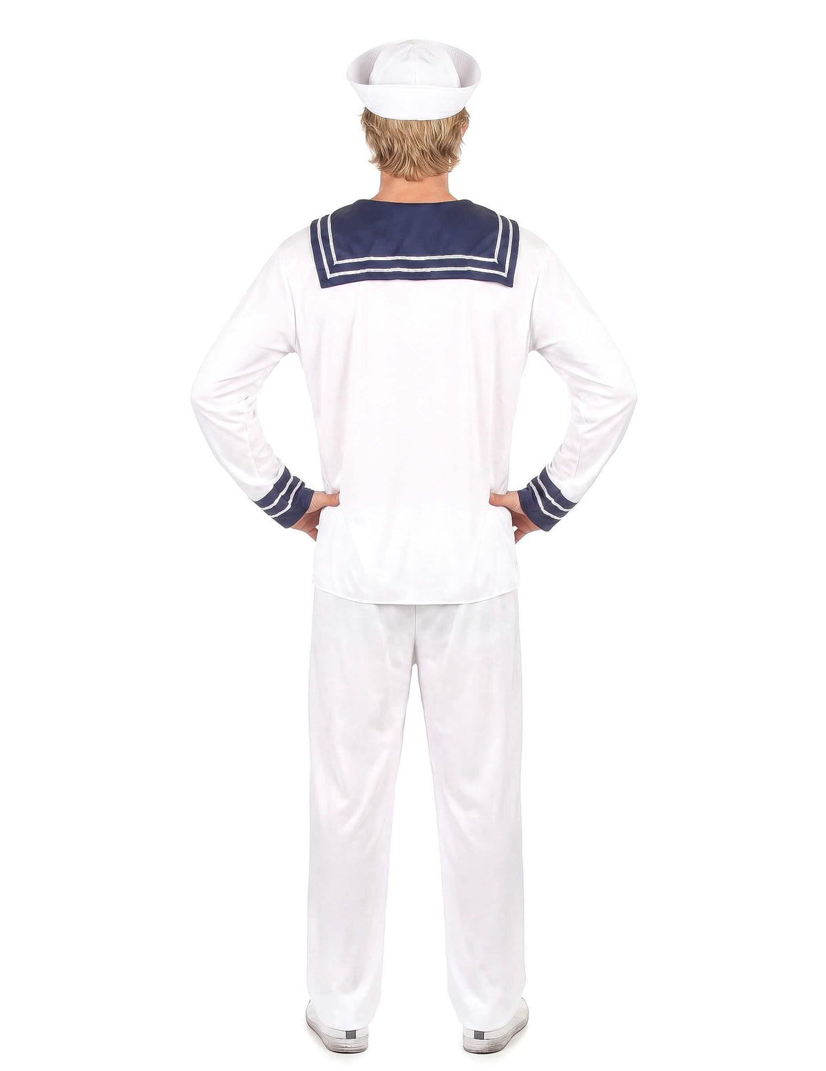 Déguisement marin blanc homme