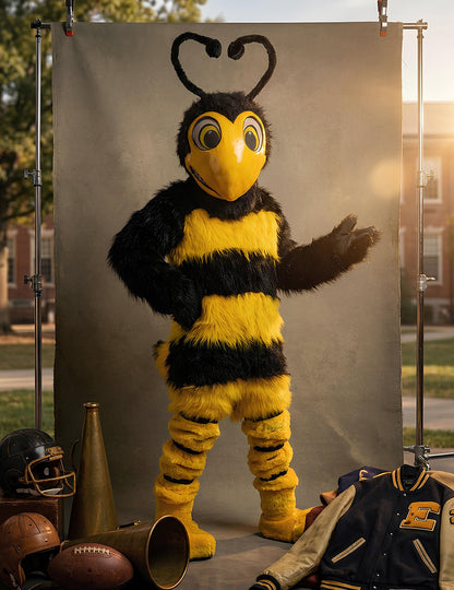 Costum de mascotă de albină pentru adulți