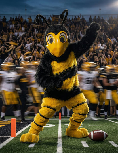 Costum de mascotă de albină pentru adulți