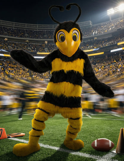 Costum de mascotă de albină pentru adulți