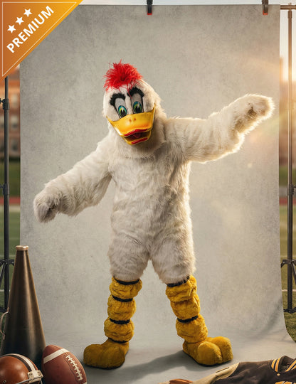 Costum de mascotă de rață albă pentru adult