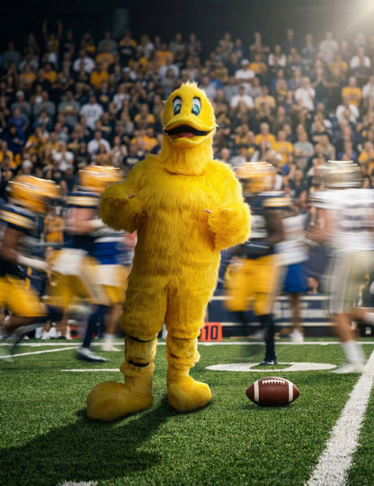 Costum de mascotă de rață galbenă pentru adult