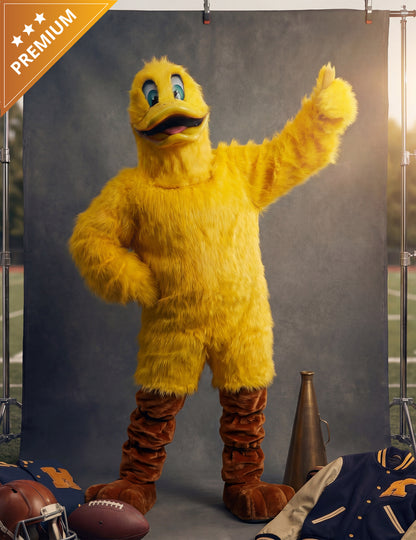 Costum de mascotă de rață galbenă pentru adult