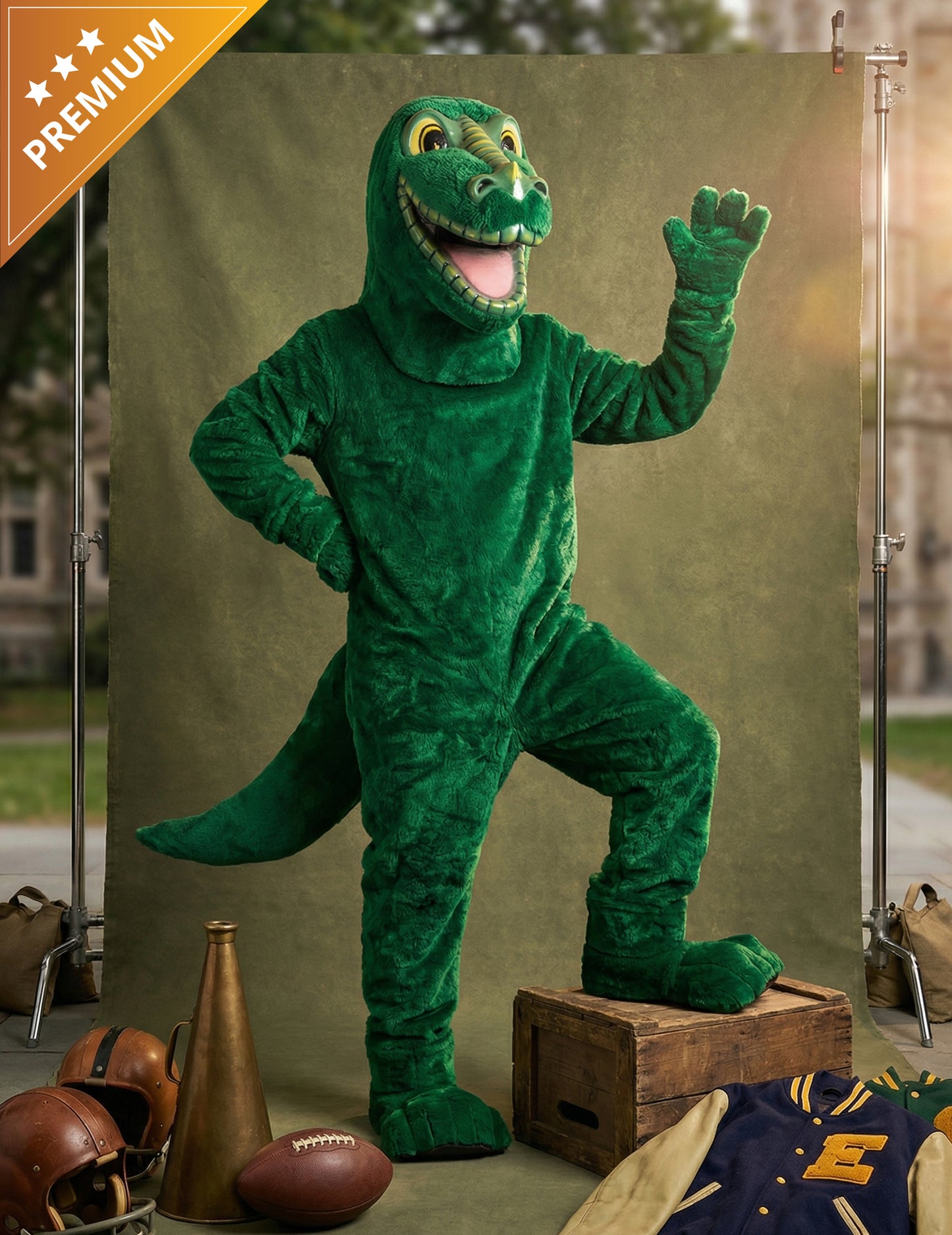 Costum de mascotă de dinozaur pentru adult