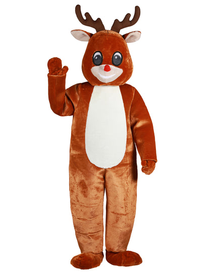 Costum mascotă ren de lux pentru adulți