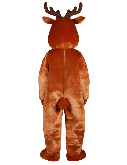 Costum mascotă ren de lux pentru adulți