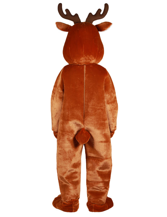 Costum mascotă ren de lux pentru adulți