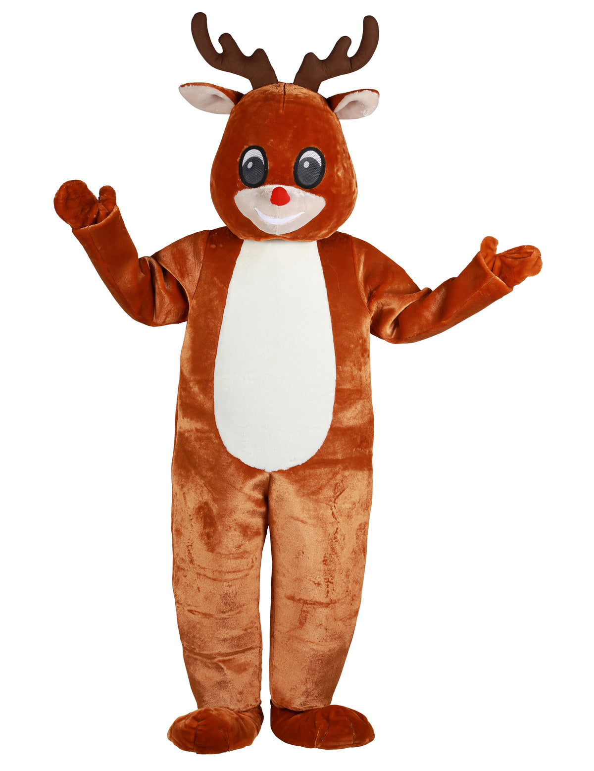 Costum mascotă ren de lux pentru adulți