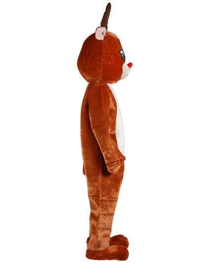 Costum mascotă ren de lux pentru adulți