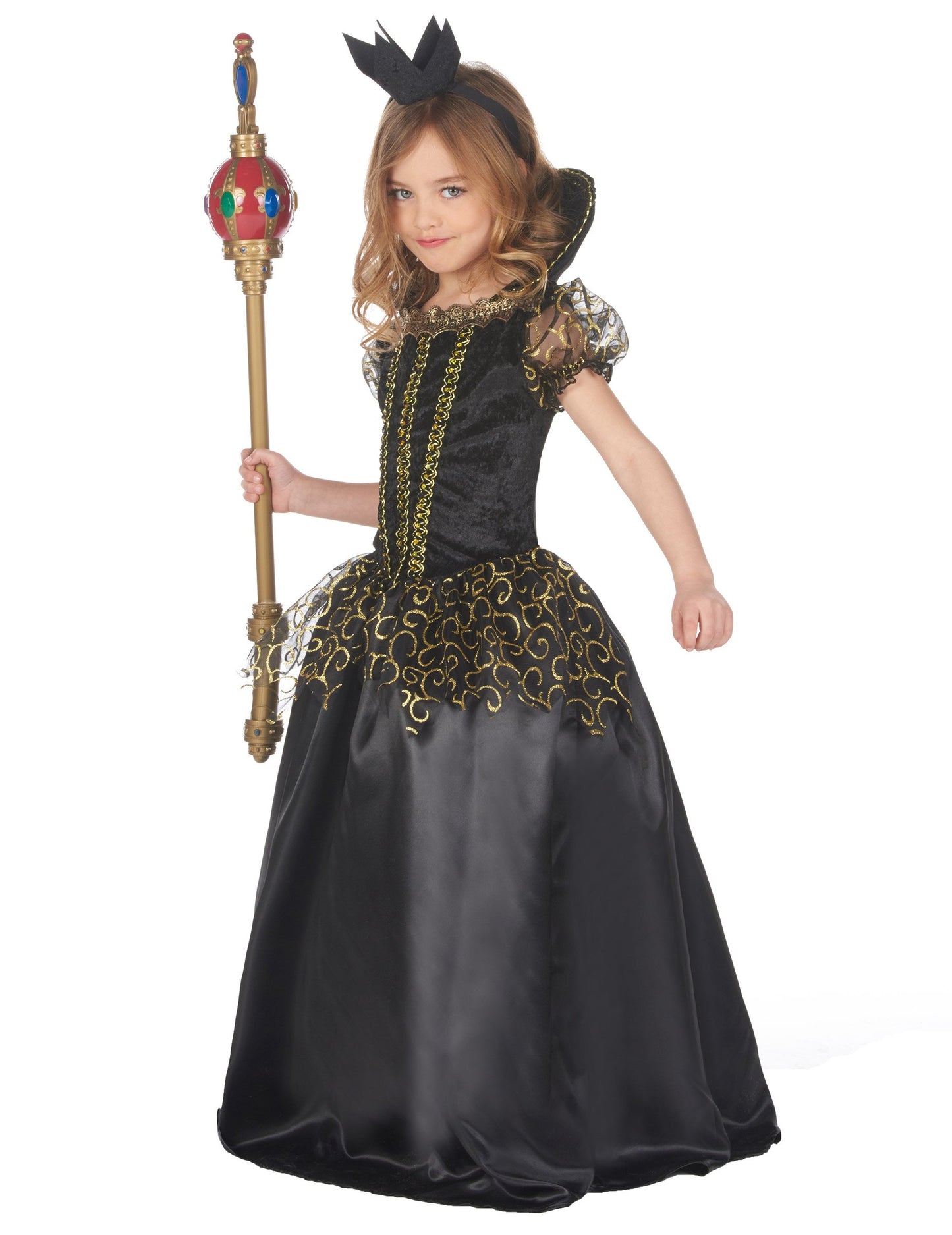Fată de costum de fată neagră urâtă