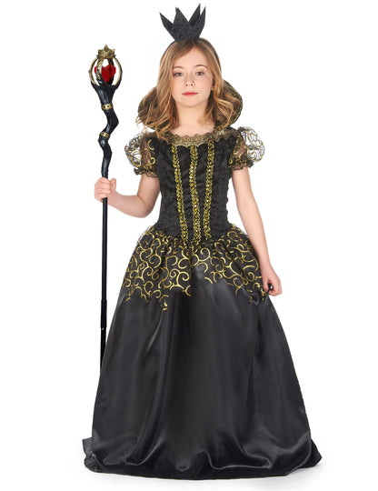 Fată de costum de fată neagră urâtă