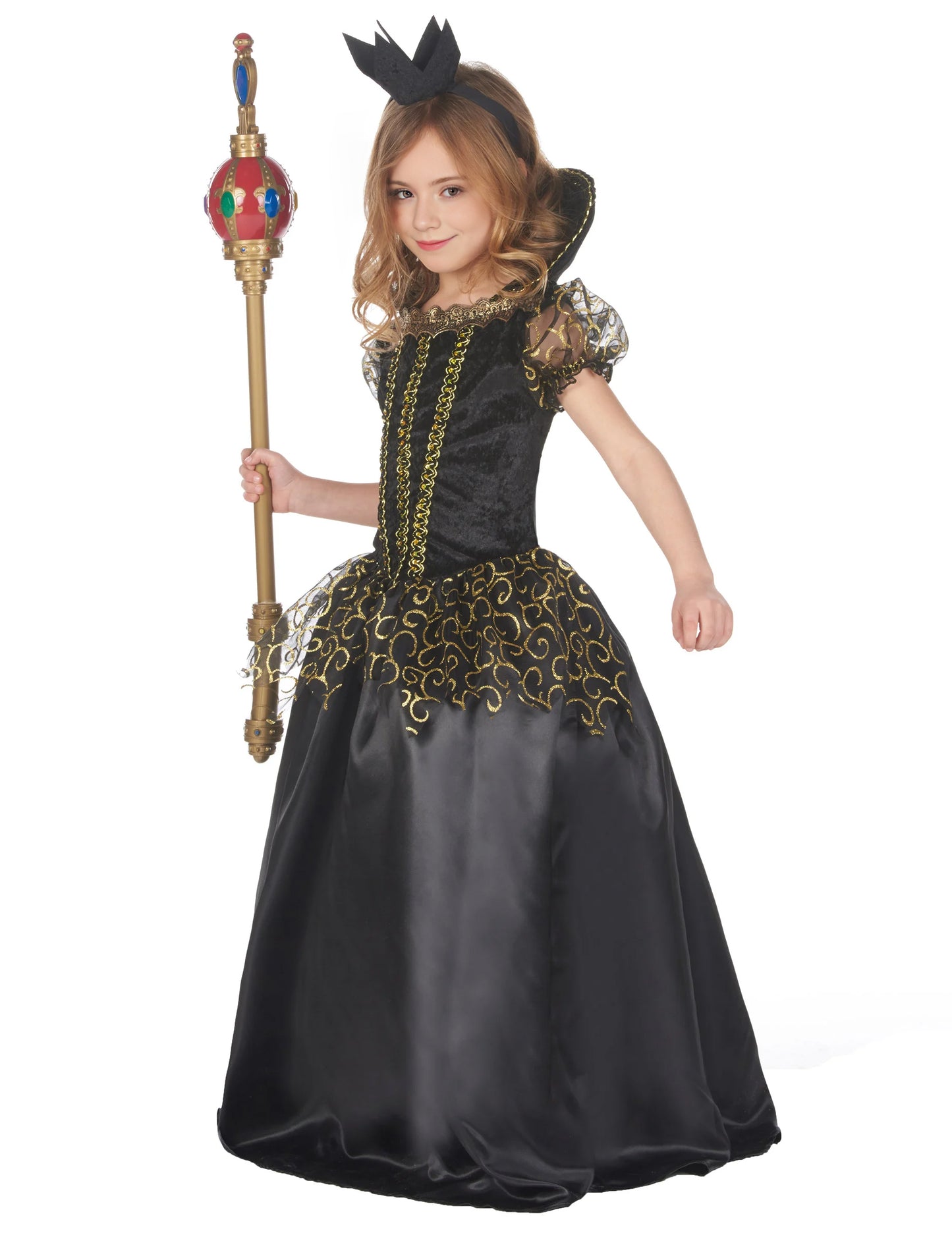 Fată de costum de fată neagră urâtă