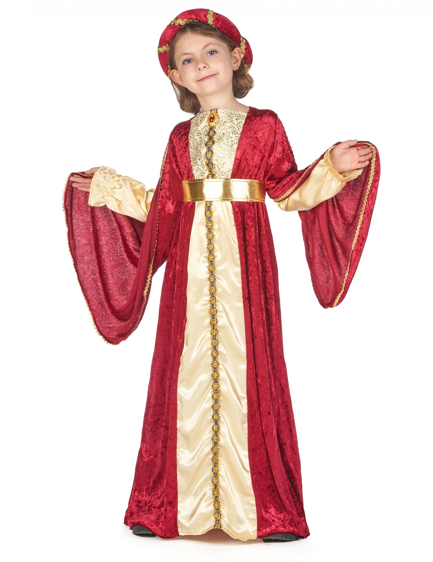 Costum de fată regină medievală