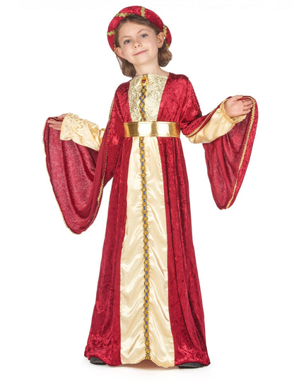 Costum de fată regină medievală