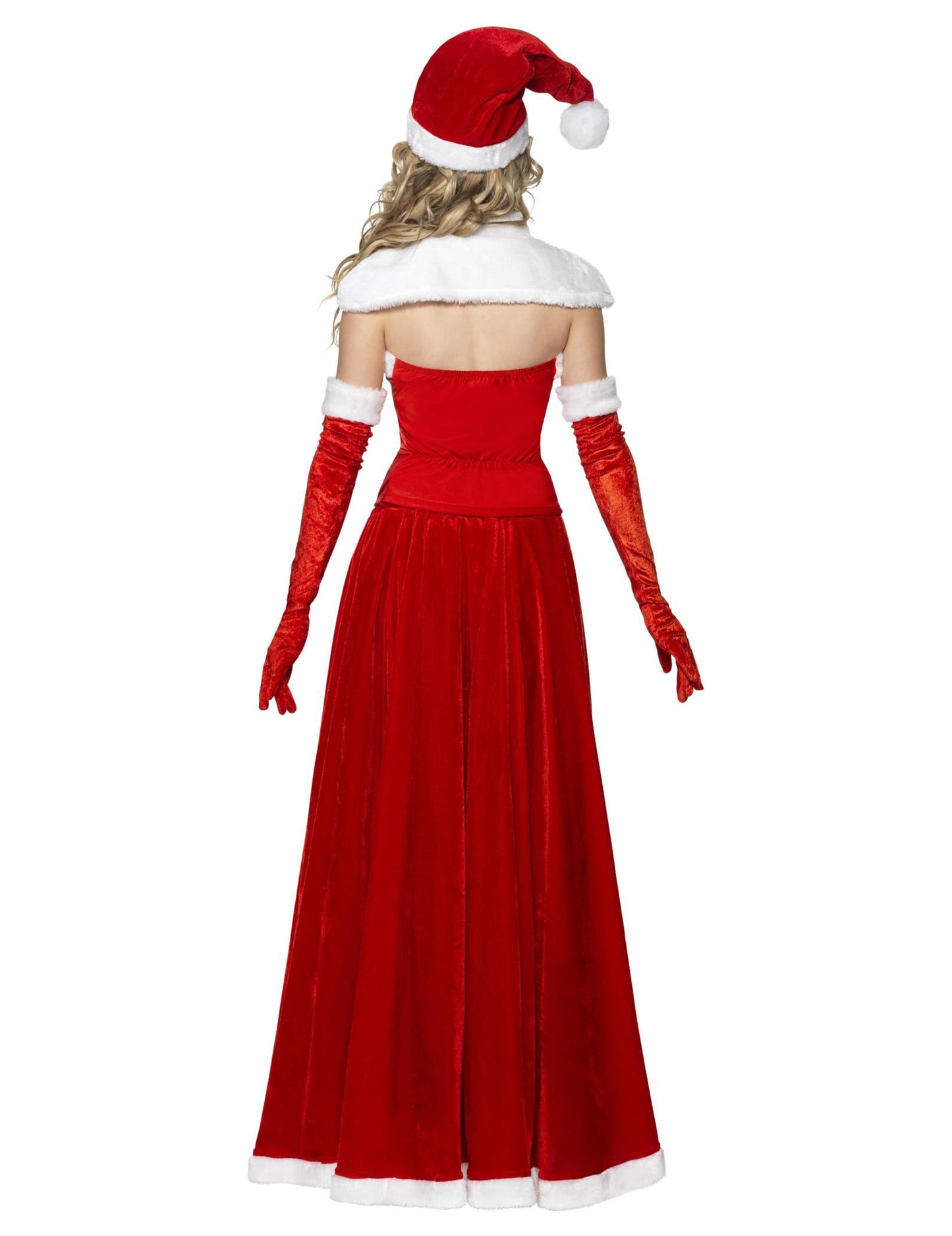 Costum de Crăciun mamă rochie lungă pentru femei