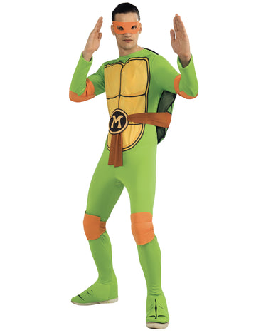 Costum clasic Michelangelo Ninja Turtles pentru adulți