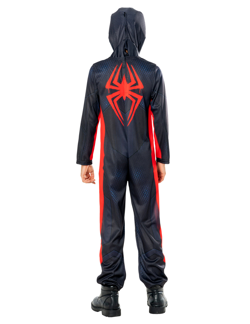 Vue de dos du déguisement Miles Morales Spiderman across the Spiderverse