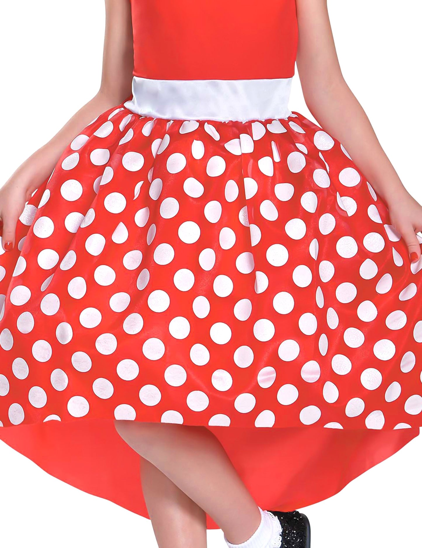 Costum de fată clasică Minnie Mouse Red