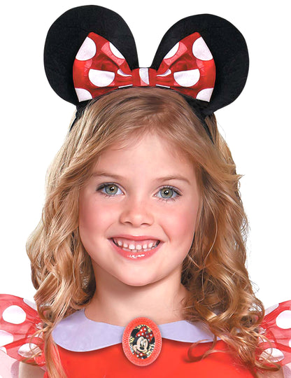 Costum de fată clasică Minnie Mouse Red