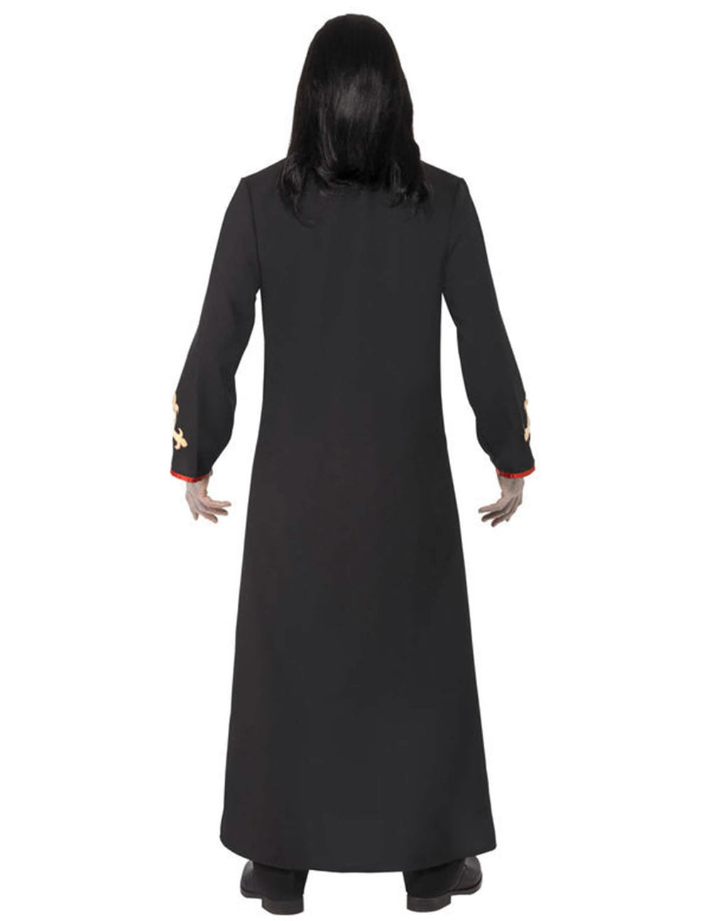 Vedere din spate a costumului de călugăr demonic