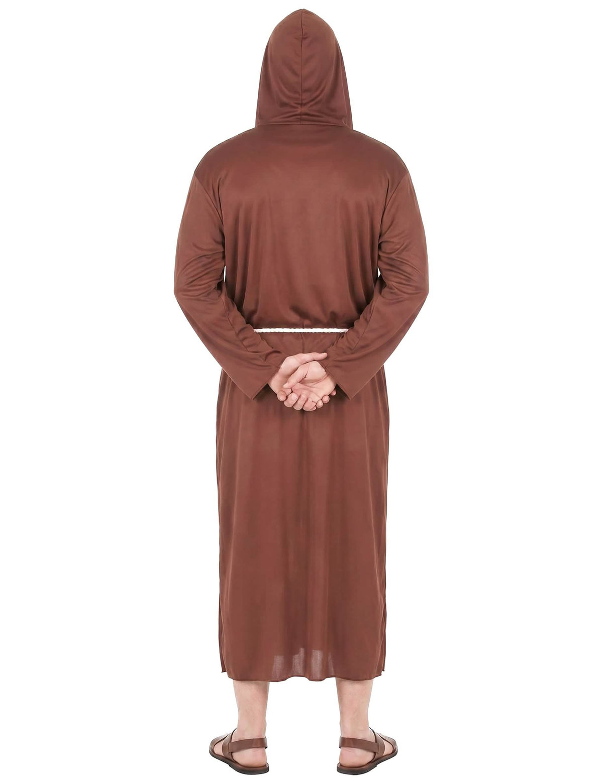 Costum de călugăr maro clar om de dimensiuni mari