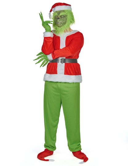 Costum de monstru verde morocănos pentru adulți
