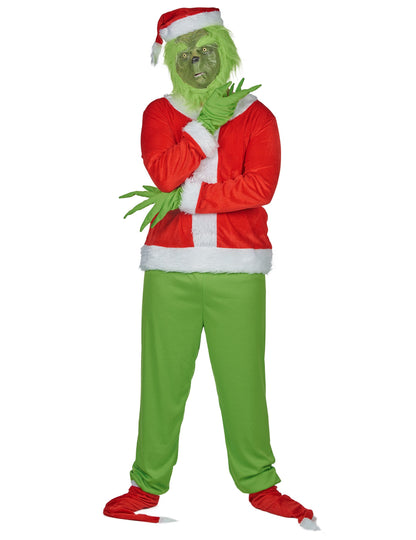 Costum de monstru verde morocănos pentru adulți