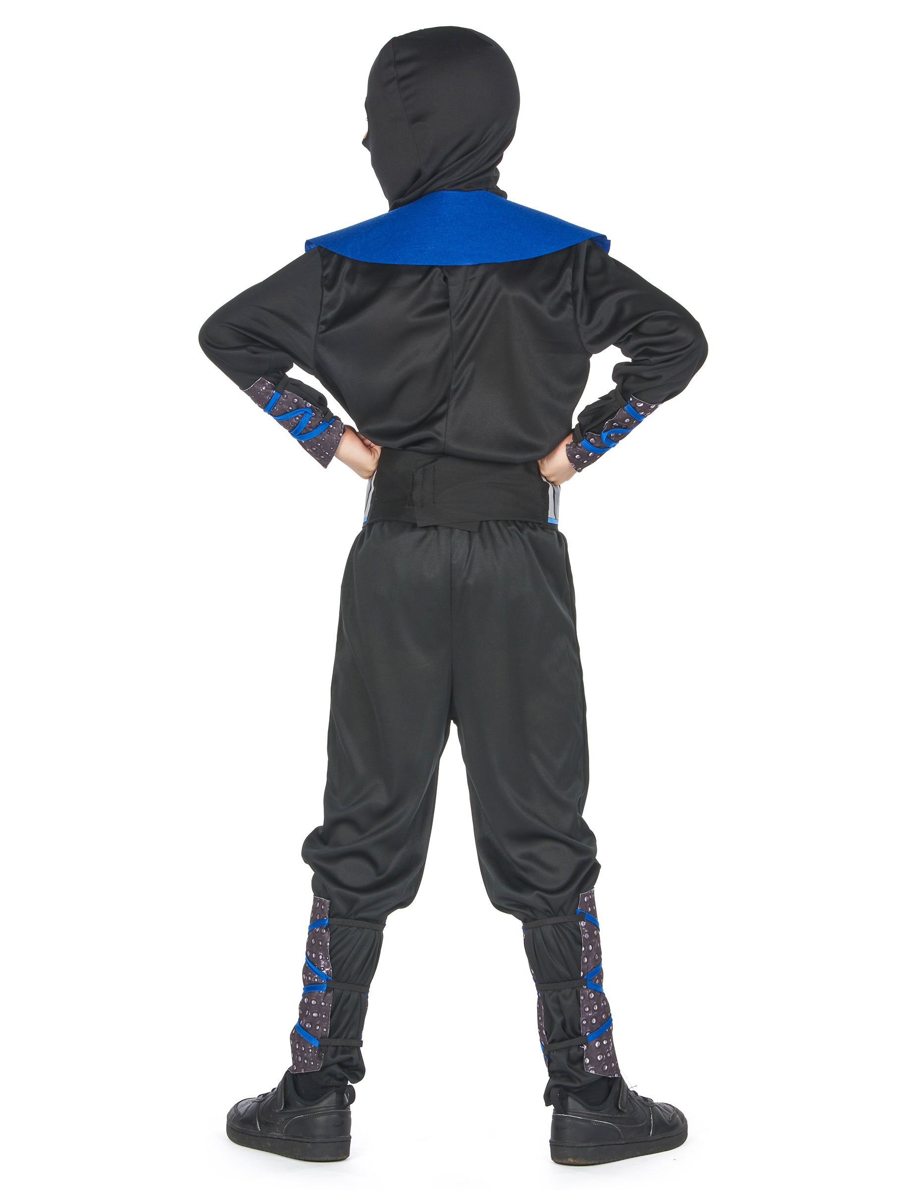 Vue de dos du déguisement ninja pour garçon