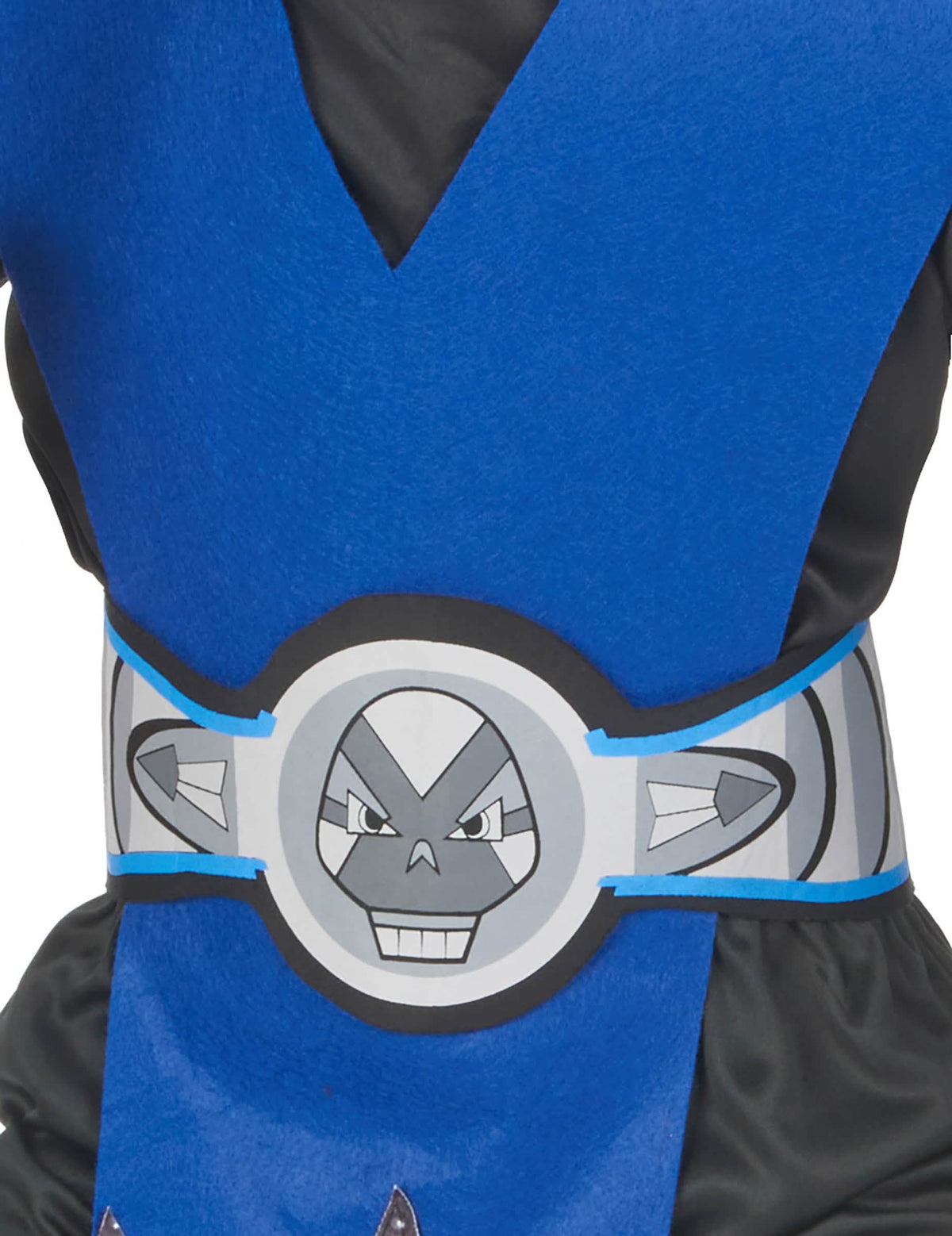 Detaliu al cataramei curelei costumului ninja