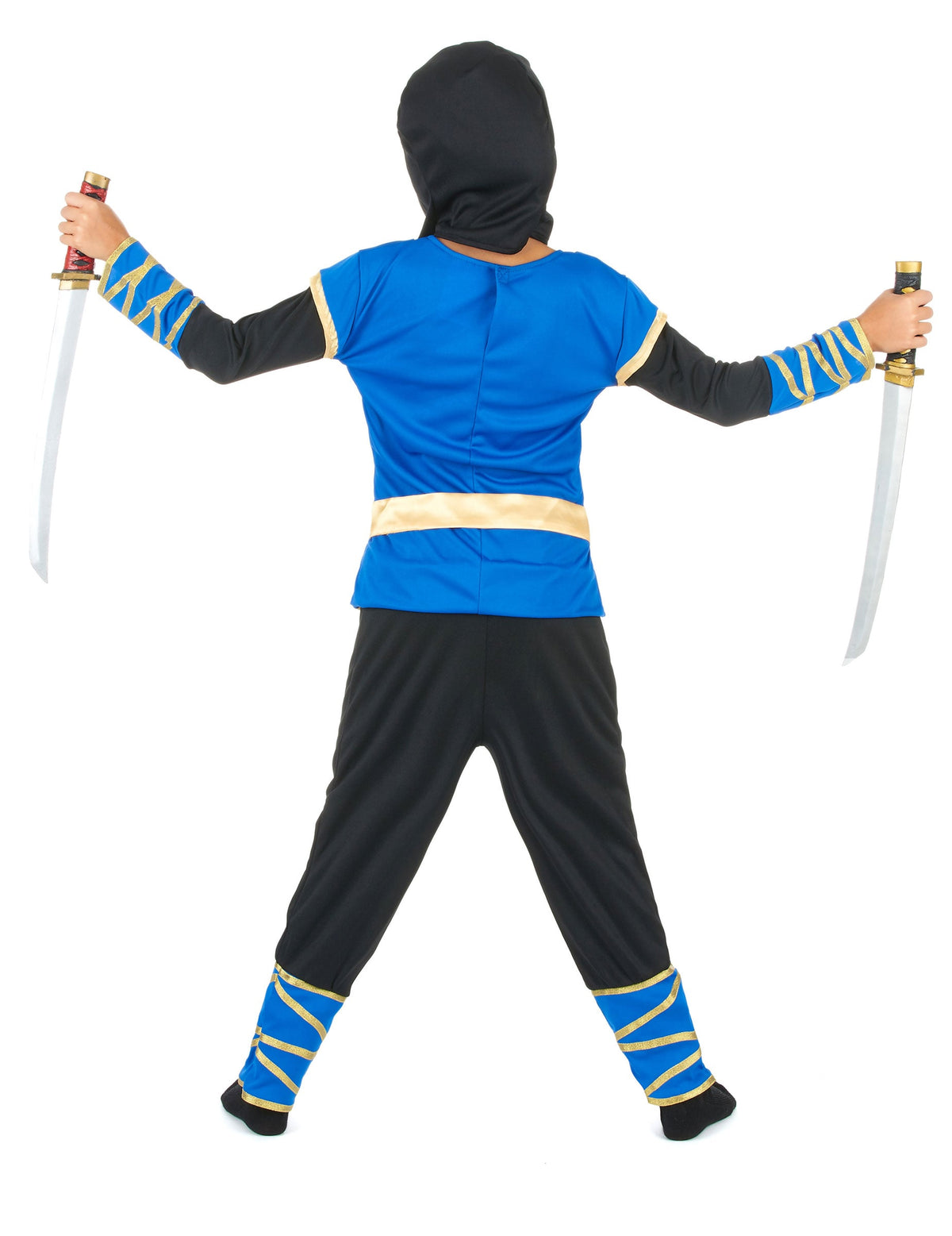 Vue de dos du déguisement de ninja pour garçon