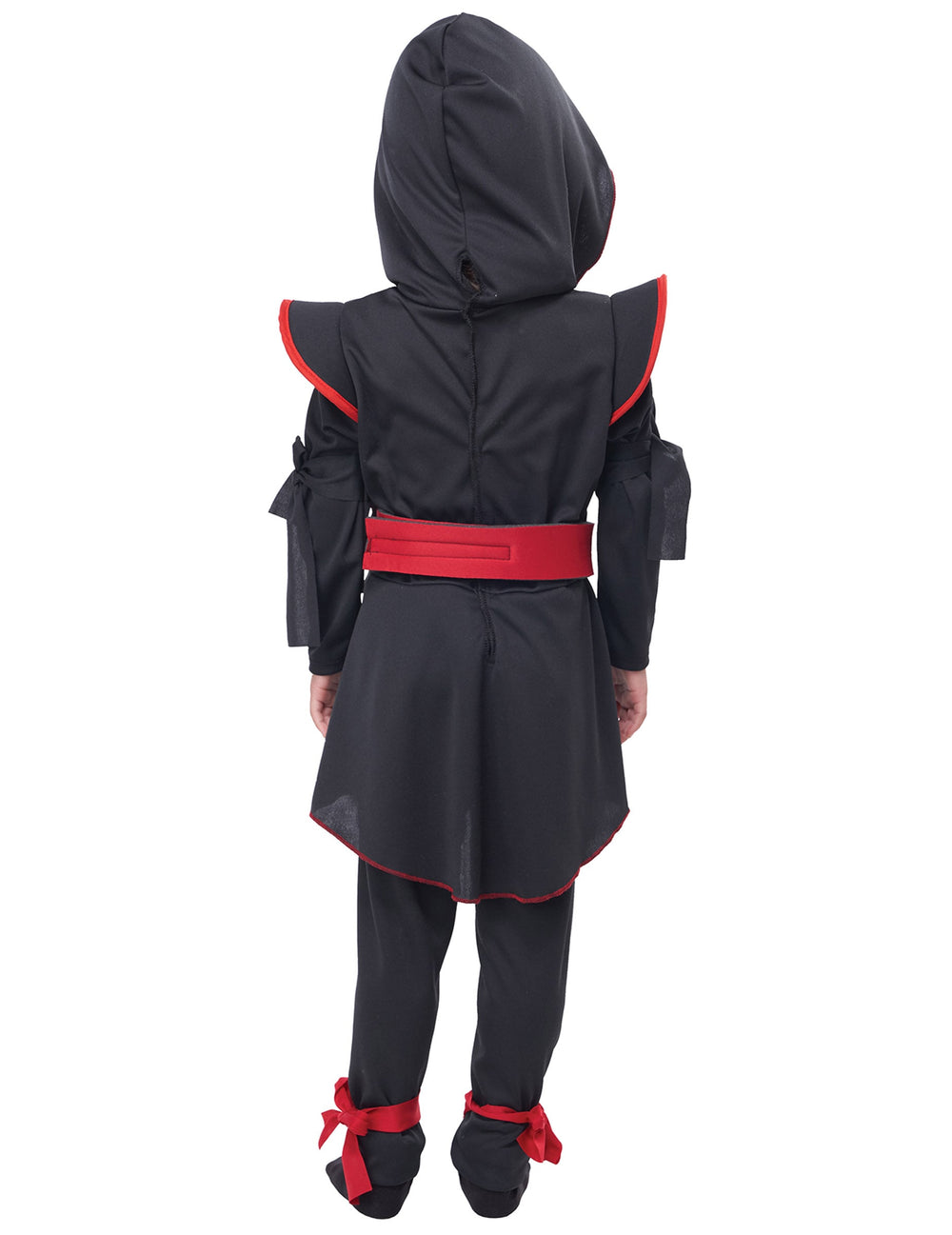 Vue de dos du déguisement ninja luxe pour fille