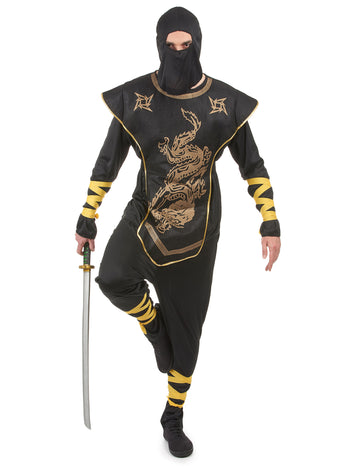 Costum Ninja Golden Dragons Man