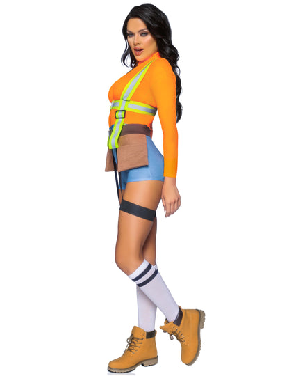 Déguisement ouvrier de chantier sexy femme