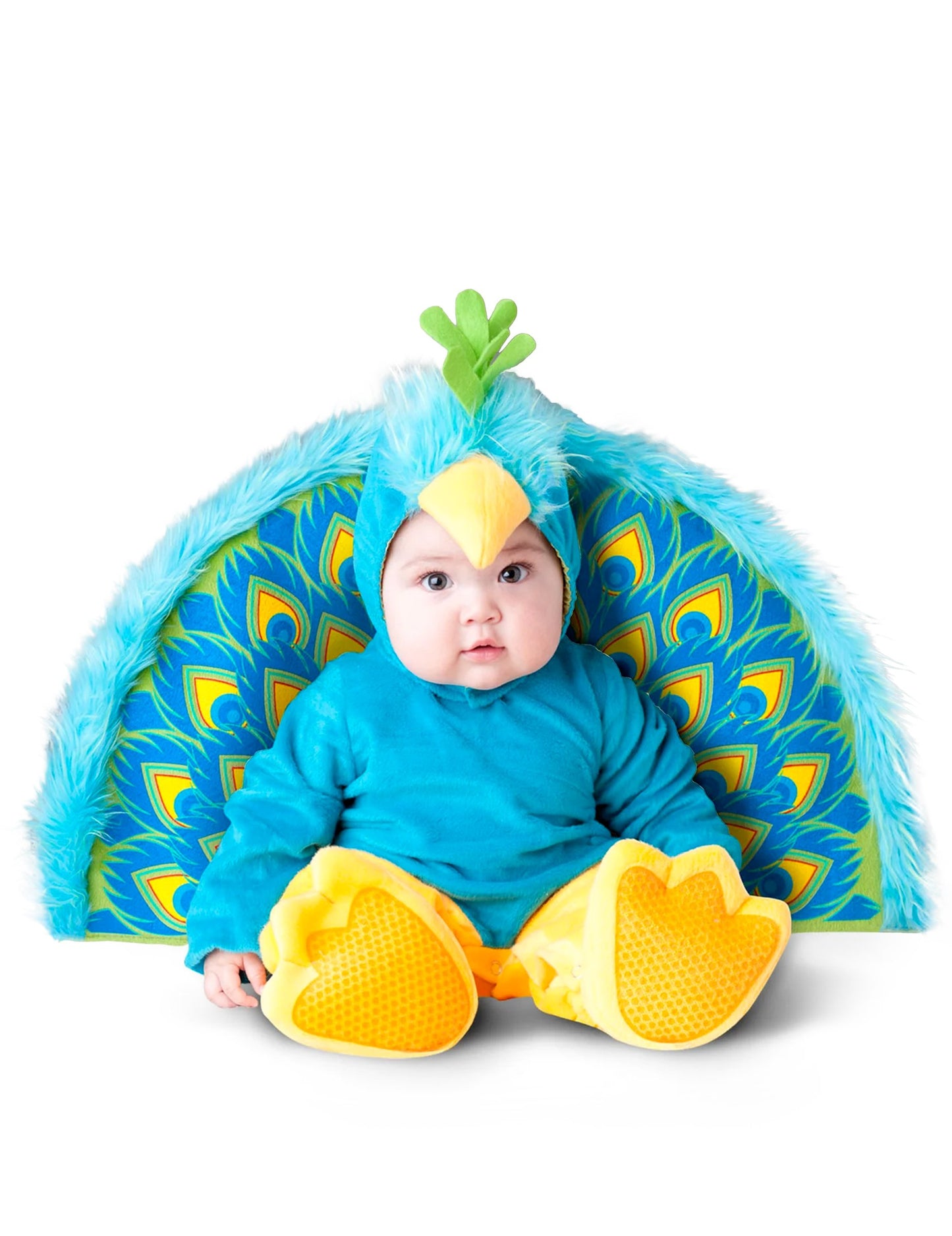 Costum de păun pentru bebeluși - Premium