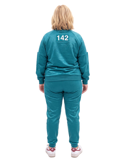Costum de joc participant cu număr personalizabil pentru adulți