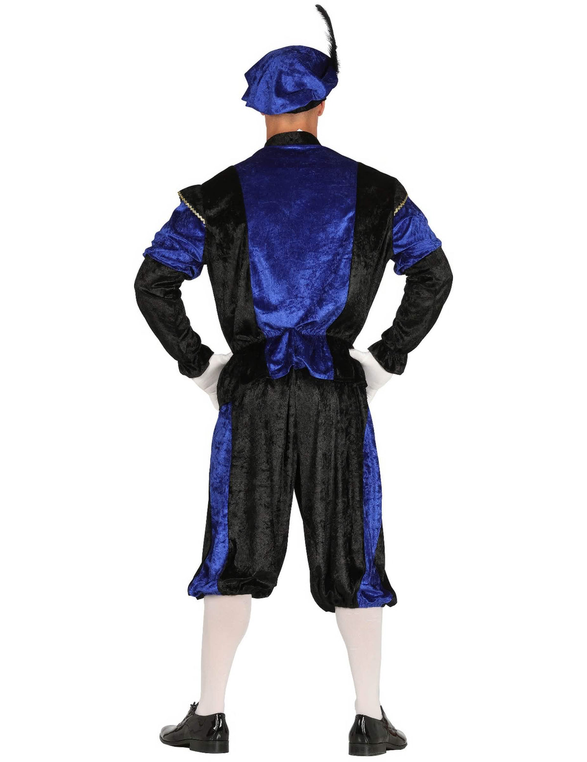 Vedere din spate a costumului Père fouettard