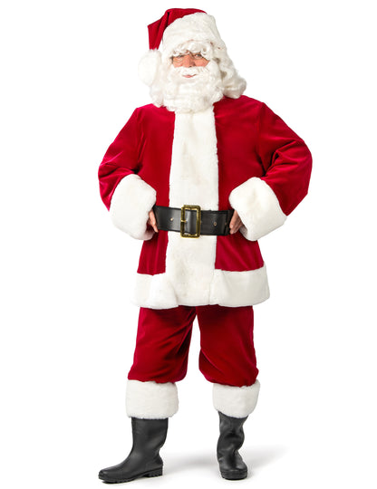 Vue de face du déguisement de Père Noël