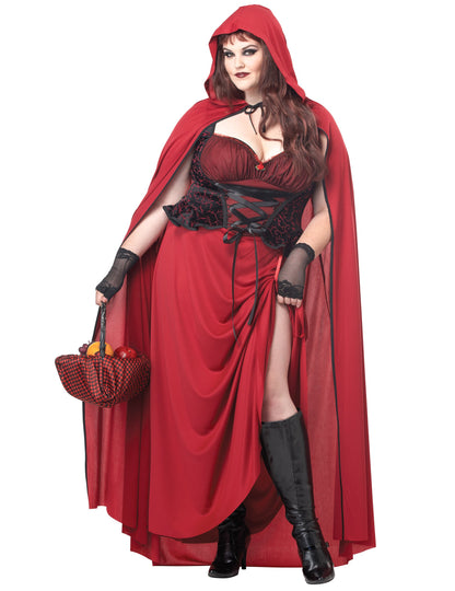 Gothic Red Hacking Woman Garges Costum Red Chaperon