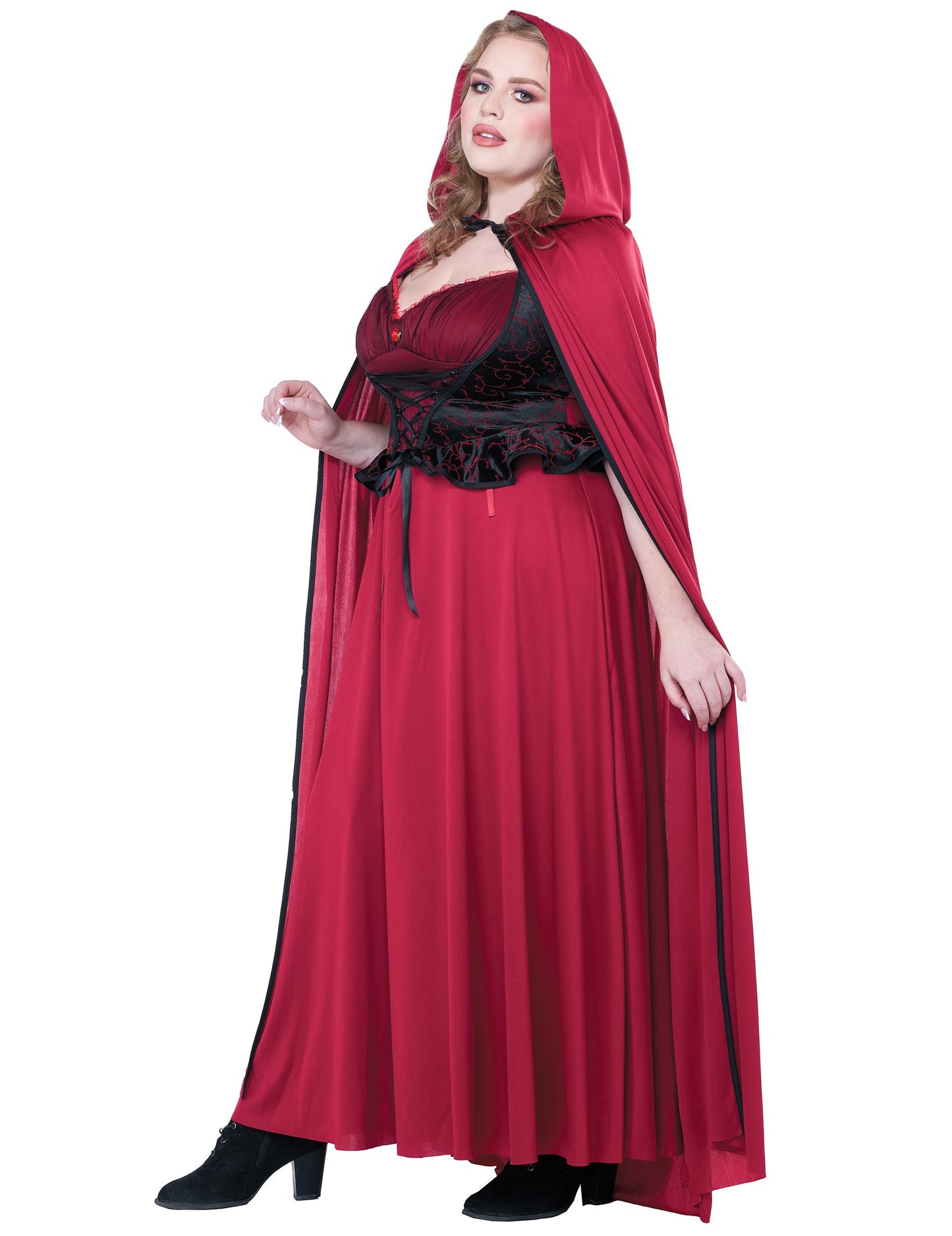 Gothic Red Hacking Woman Garges Costum Red Chaperon