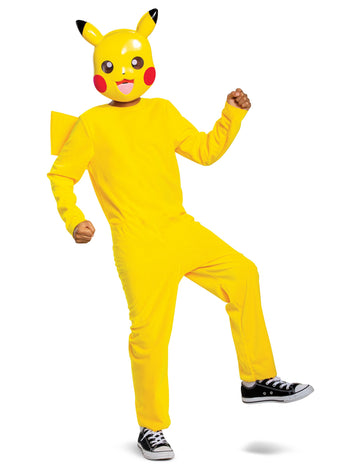 Costum clasic Pikachu Pokémon pentru copii