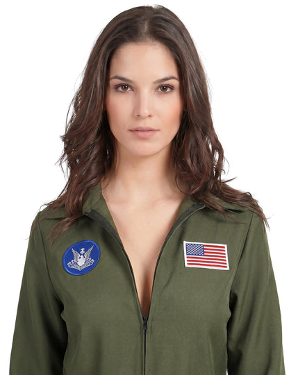 Déguisement pilote d'avion femme
