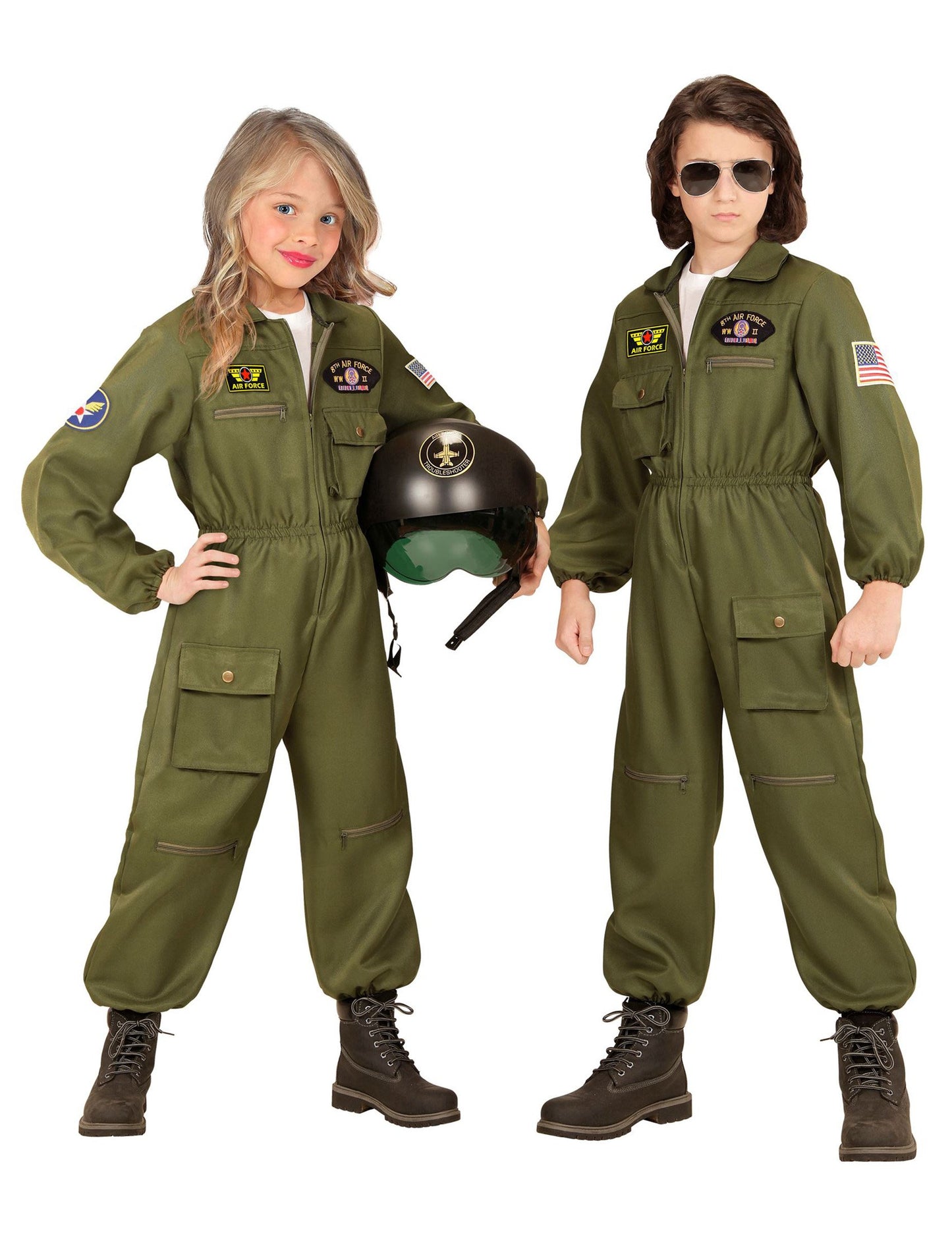 Costum pilot de luptă pentru băiat