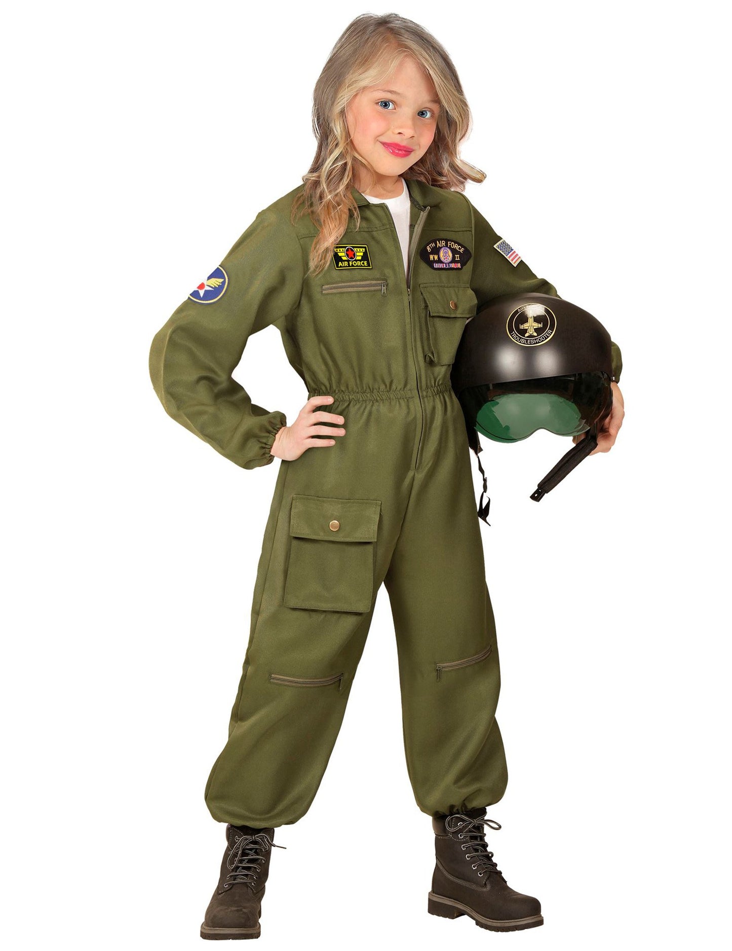 Costum pilot de luptă pentru băiat
