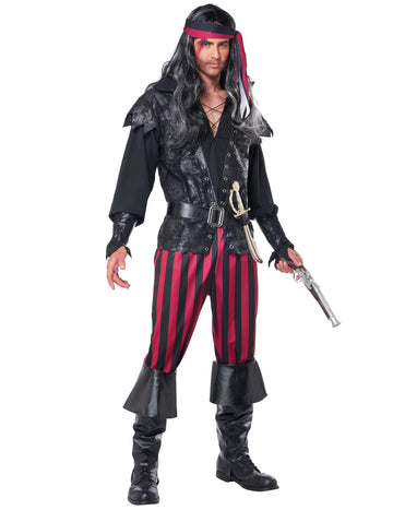 Homme piratii cu dungi deghizare